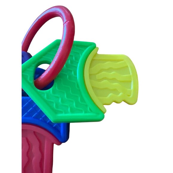 Colorful Babyking Textured Teething Keys Toy For Infants Toddlers Multicolor - Picture 2 of 5